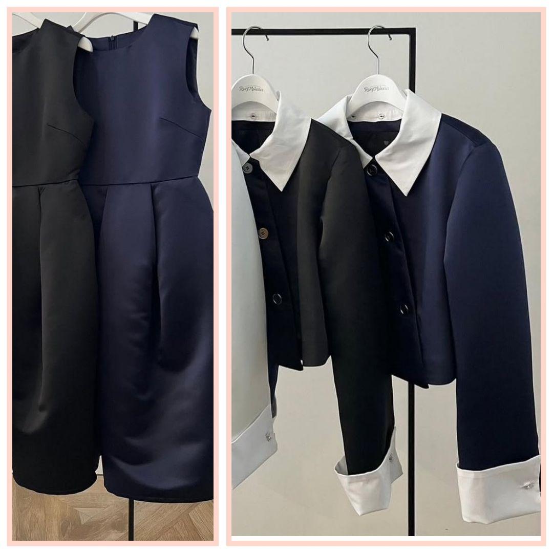 ロージーモンスター　セレモニージャケット&ワンピース　ネイビーS