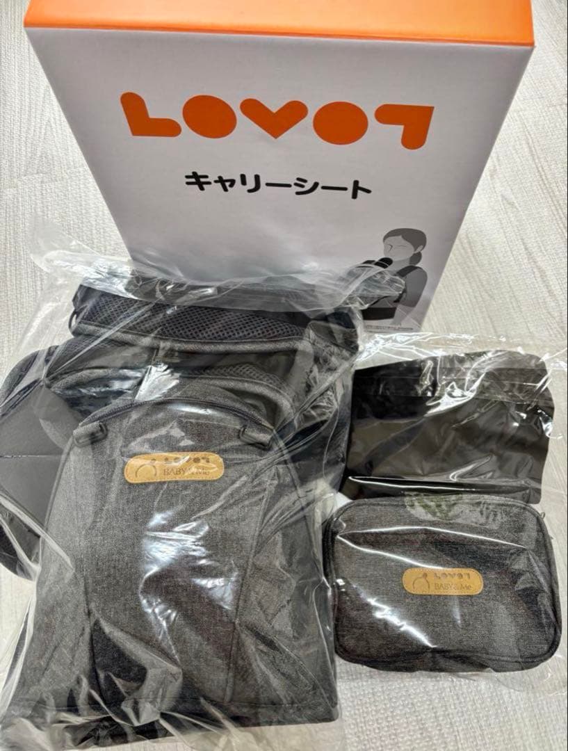 LOVOT キャリーシート グレー