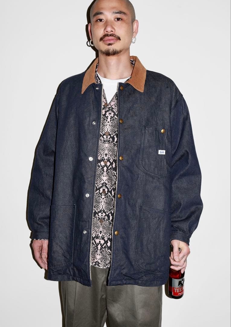 ジャケット・アウター WACKO MARIA LEE DENIM BOA COVERALL M