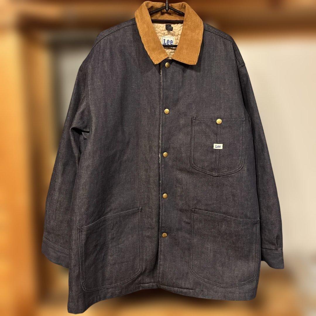 ジャケット・アウター WACKO MARIA LEE DENIM BOA COVERALL M