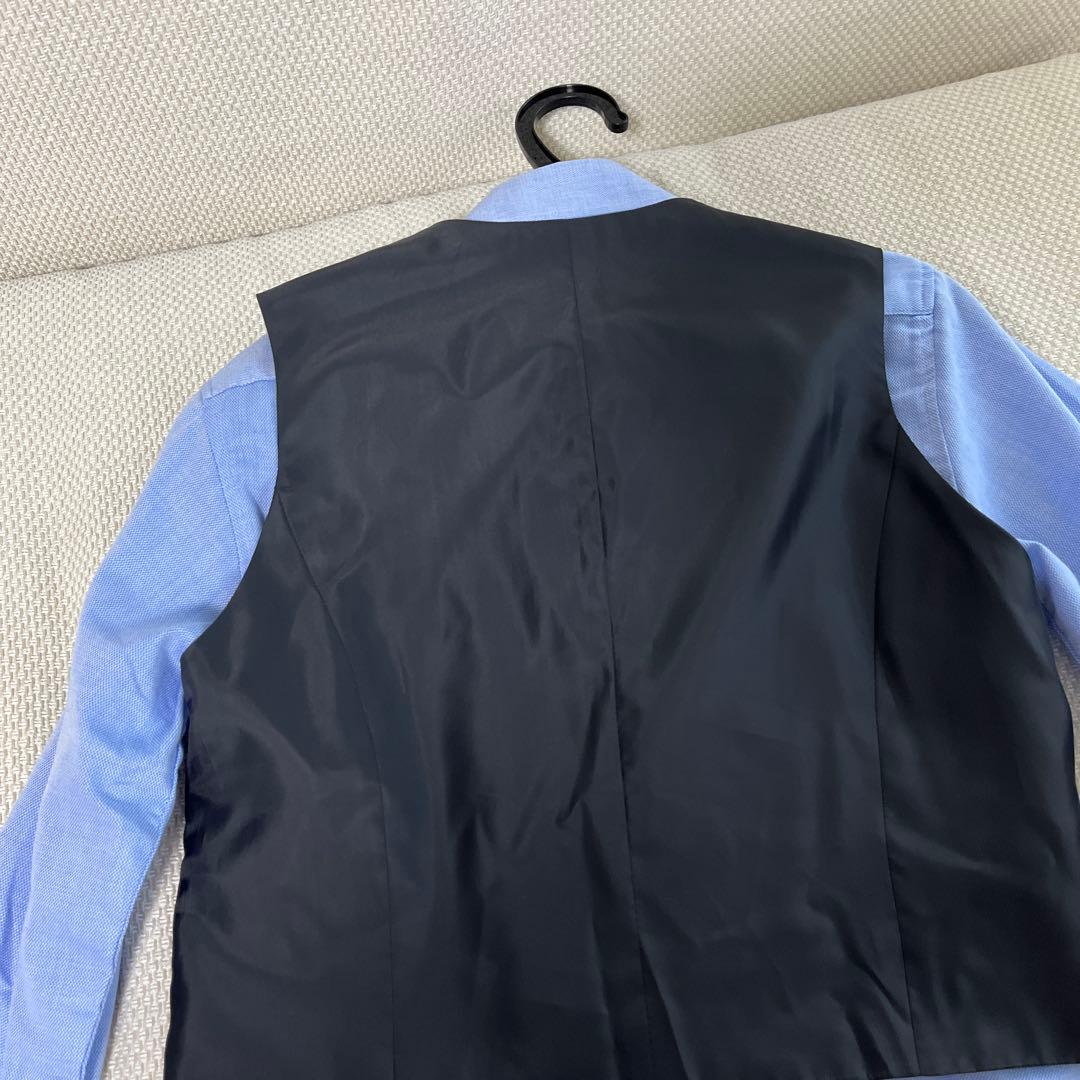 卒業式　男の子　スーツ　6点セット　150サイズ　ネイビー