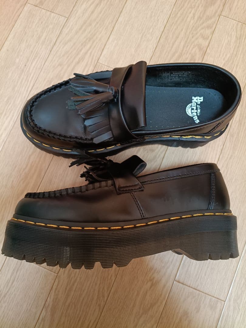 Dr. Martens 厚底 ローファーブラック UK5 ドクターマーチン