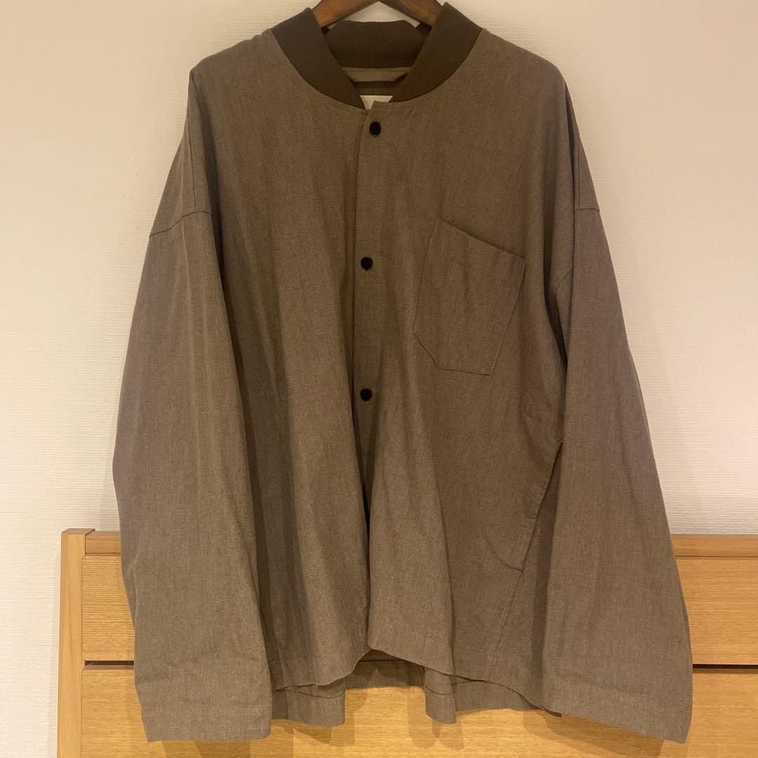YS ノーカラー ブラウンジャケット