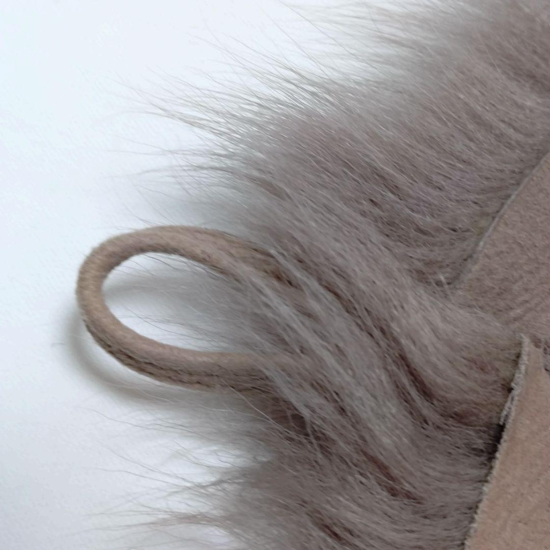 KARL DONOGHUE・羊皮・ムートン・ケープ・ネックウオーマー・膝かけ