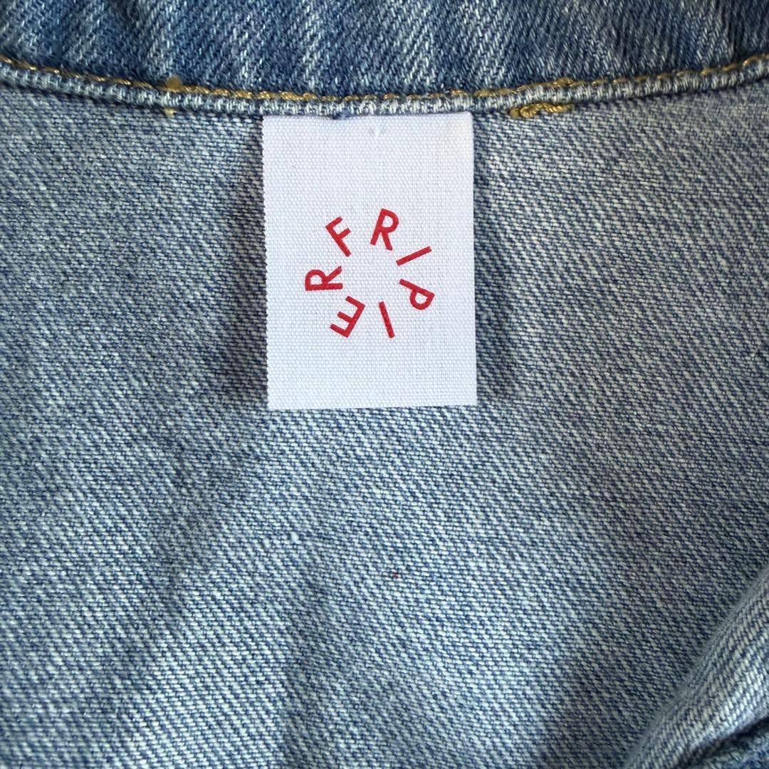 【美品】BEARDSLEY FRIPIER パフ袖カバーオールデニムジャケット