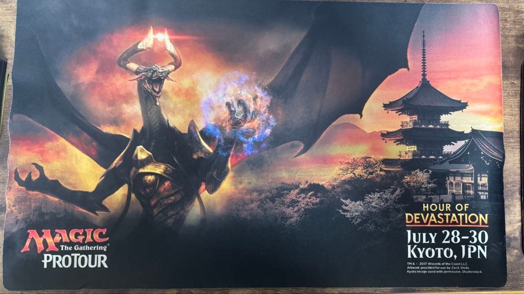 京都プロツアー　ニコルボーラス　プレイマット