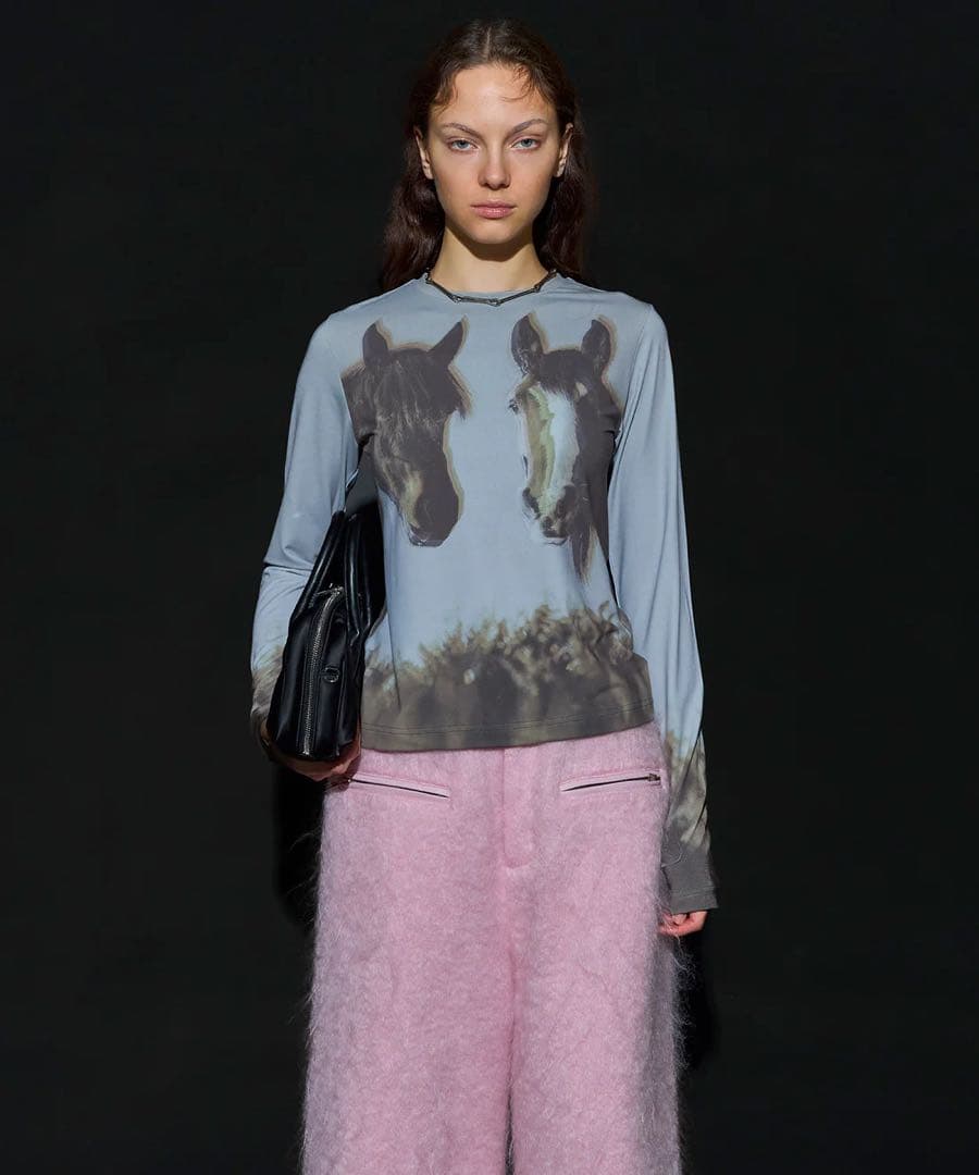 トップス 2026Horse Collection Twin Horse Skin Top