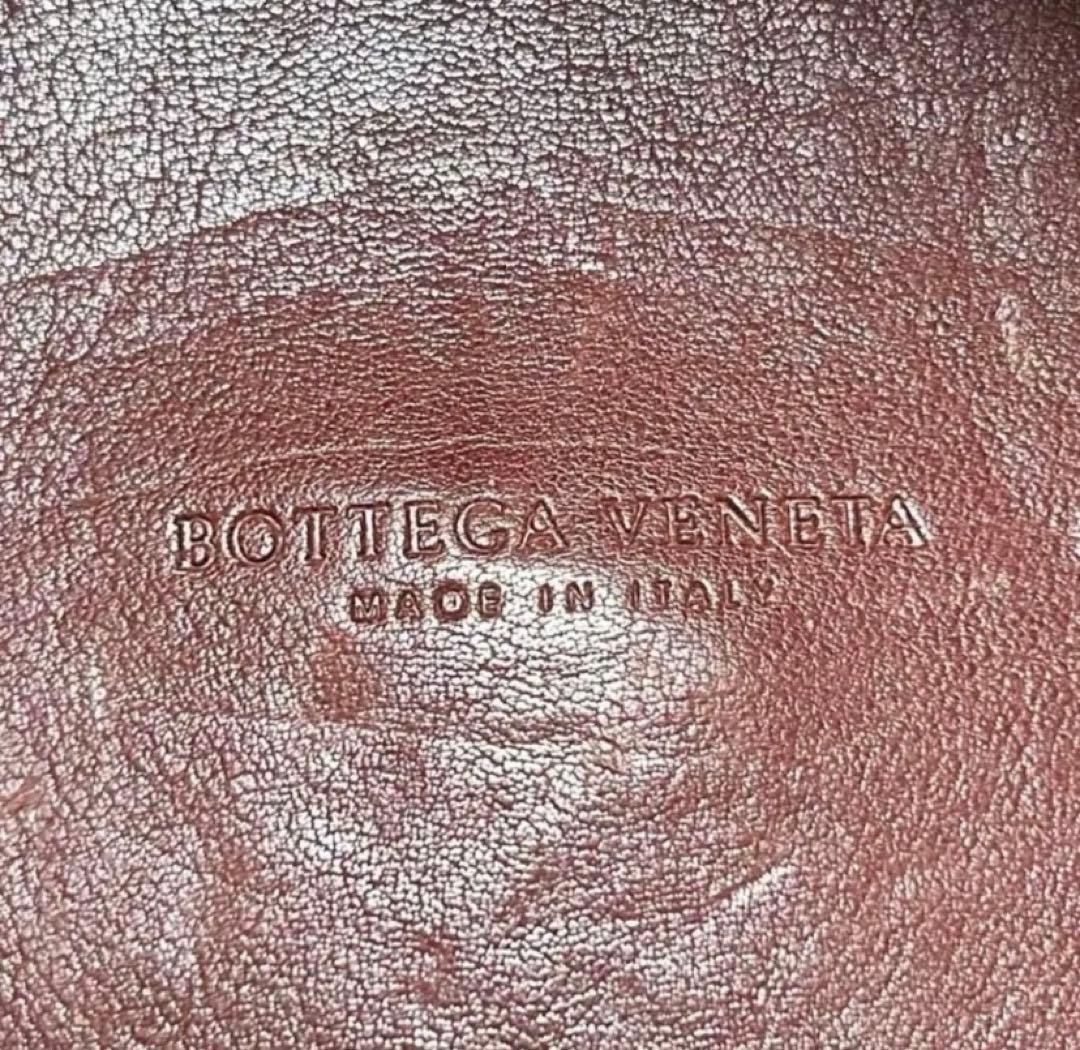 希少　ボッテガヴェネタ　ミニボストン　ハンドバッグ　イントレチャート　レザー　赤