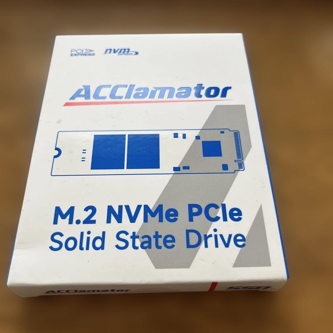 内蔵型SSD ACClamator M.2 NVMe PCIe SSD 2TB