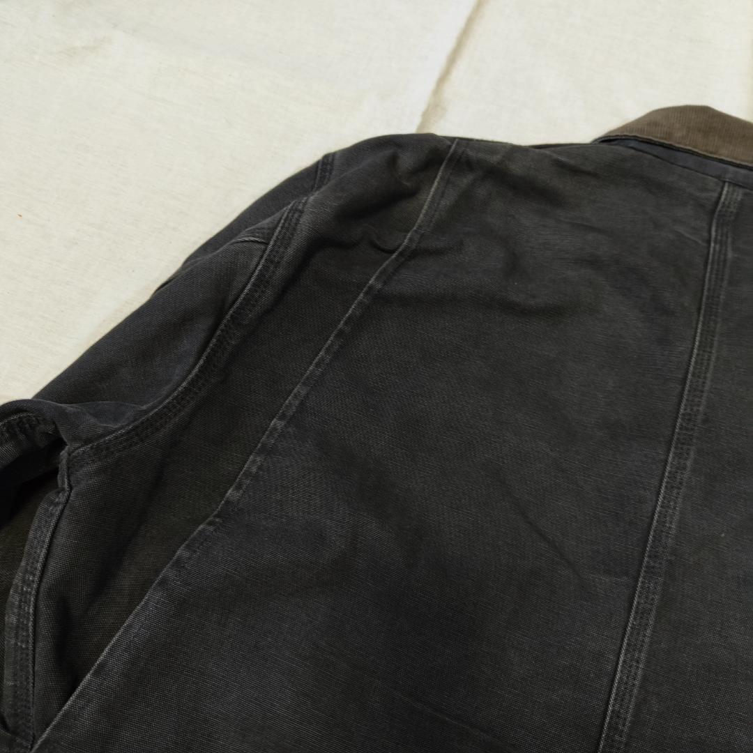 90s USA製 カーハート チョアコート フェード ブラック 黒 CB105