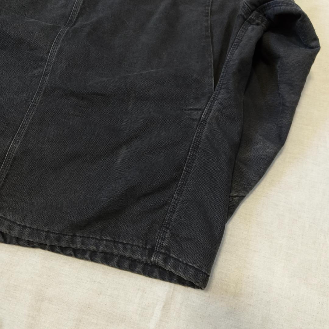 90s USA製 カーハート チョアコート フェード ブラック 黒 CB105