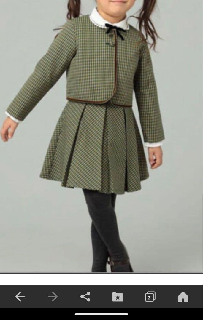 B:MING by BEAMS セレモニー 3点セット　120㌢