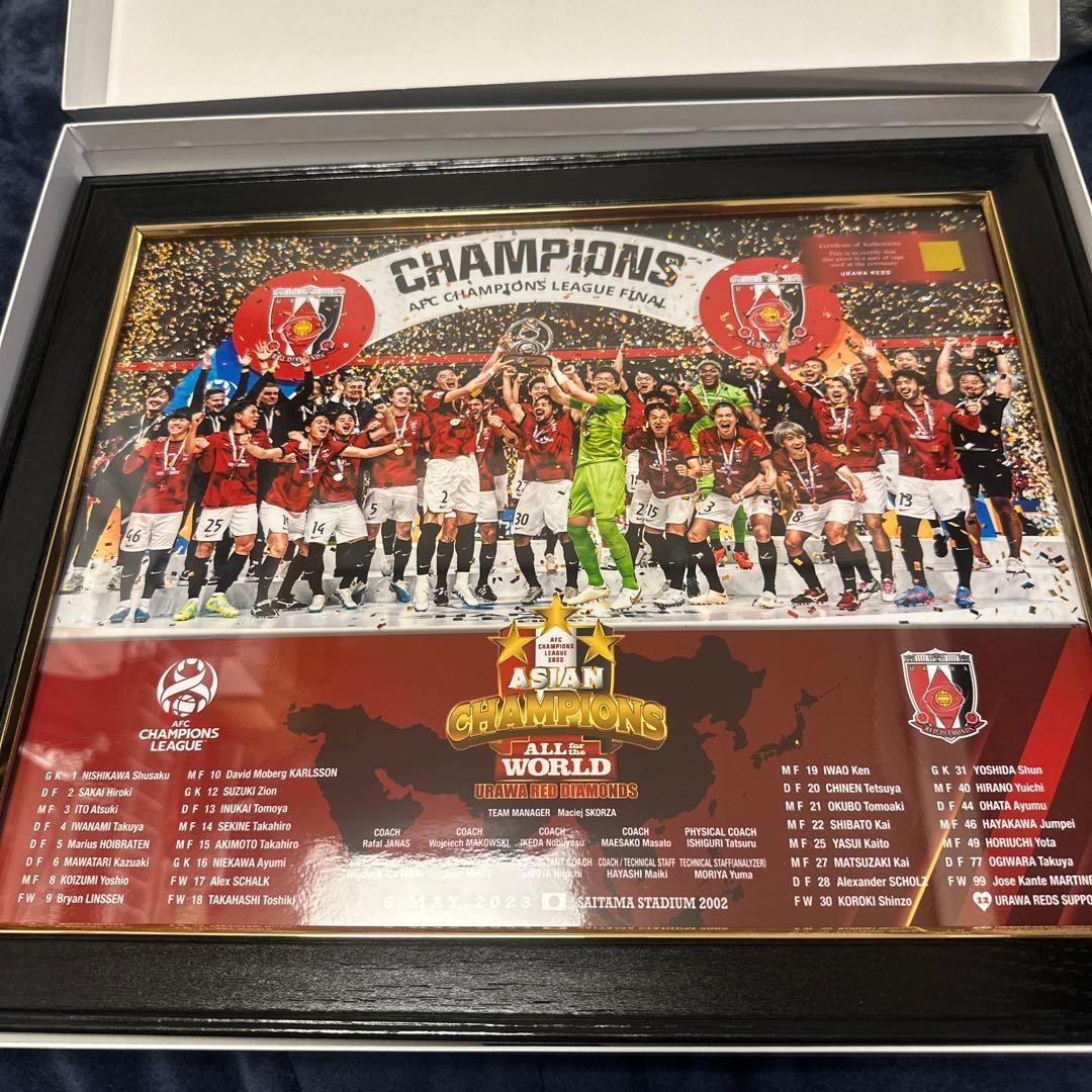 浦和レッズ　AFCチャンピオンズリーグ　ファイナル優勝記念フレーム