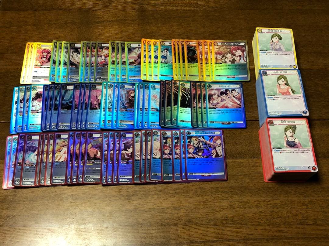 ユニオンアリーナ　シャニマス Vol1、2のR以下4枚づつ