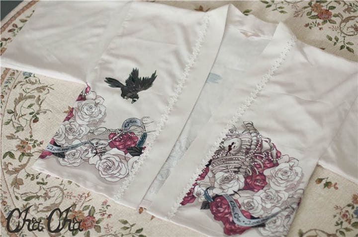 +starronron様+  和風ロリータ+愛と死+  赤いjsk+アクセサリー