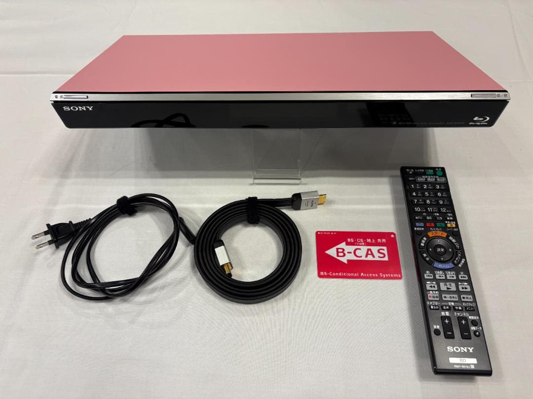 【美品】SONY ピンク BDZ-EW500：500GB ブルーレイレコーダー
