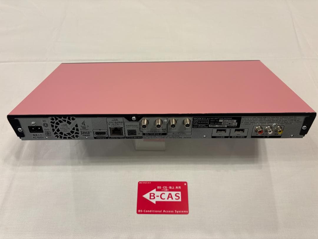 【美品】SONY ピンク BDZ-EW500：500GB ブルーレイレコーダー