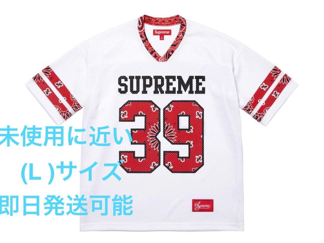 Supreme Bandana Football Jersey 39ロゴ L