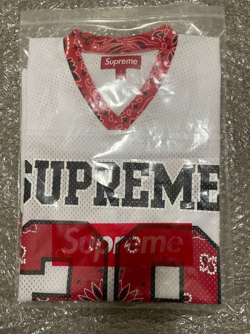 Supreme Bandana Football Jersey 39ロゴ L