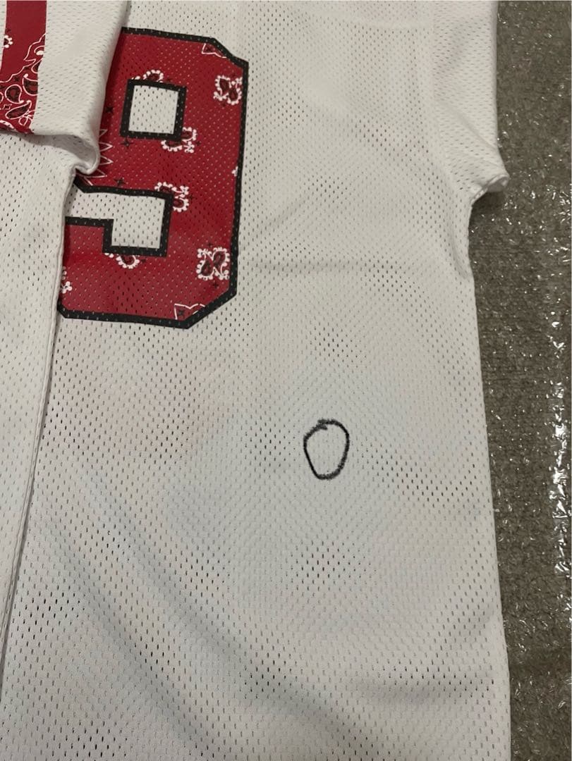 Supreme Bandana Football Jersey 39ロゴ L