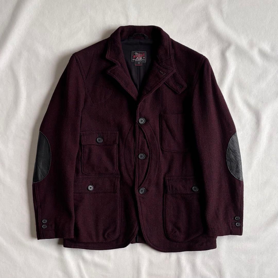 ジャケット・アウター 00s WOOLRICH half moon pocket wool JKT