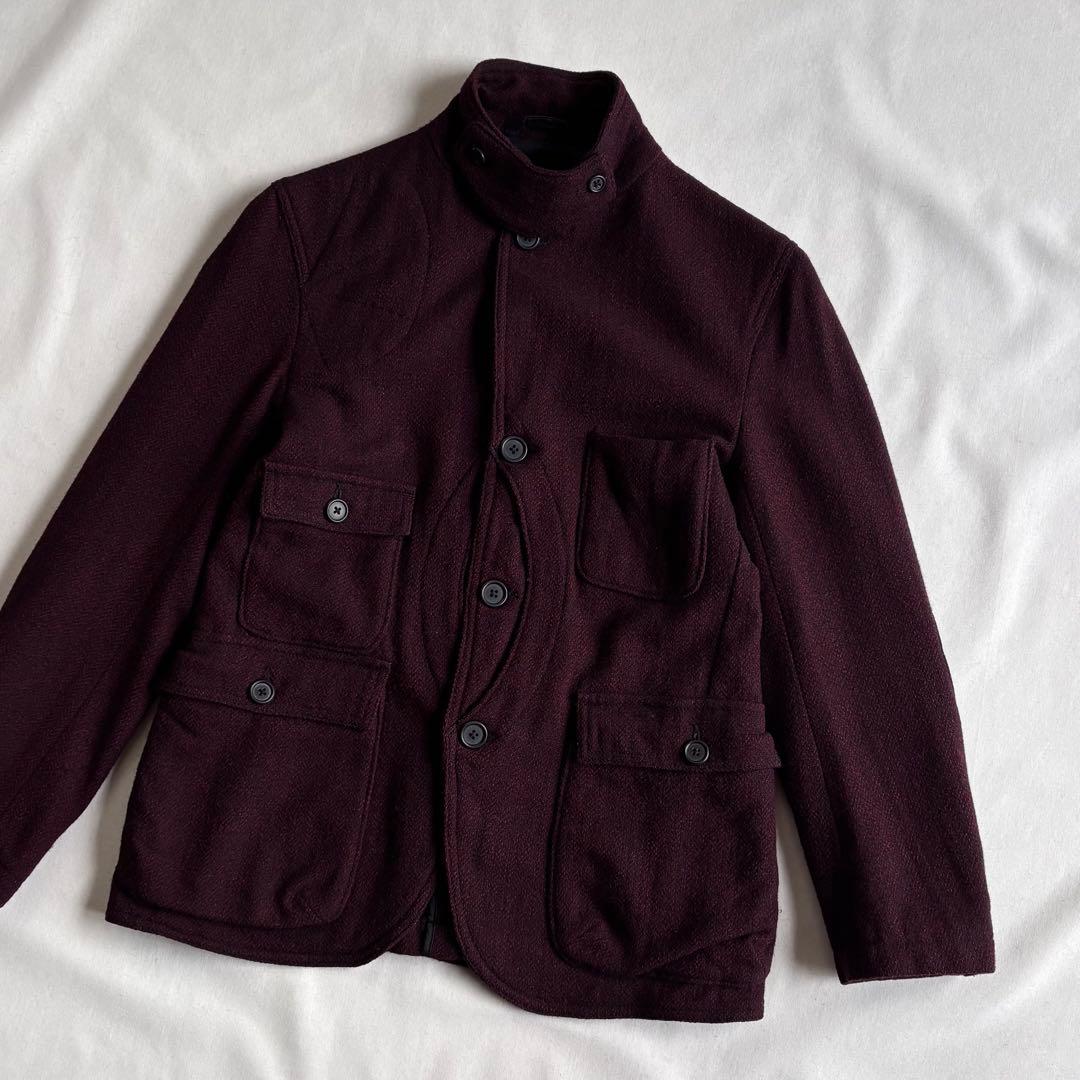 ジャケット・アウター 00s WOOLRICH half moon pocket wool JKT