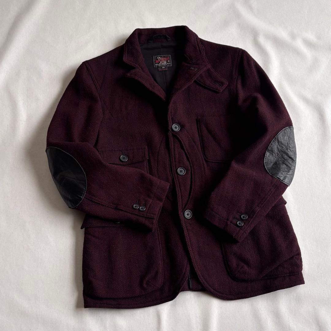ジャケット・アウター 00s WOOLRICH half moon pocket wool JKT