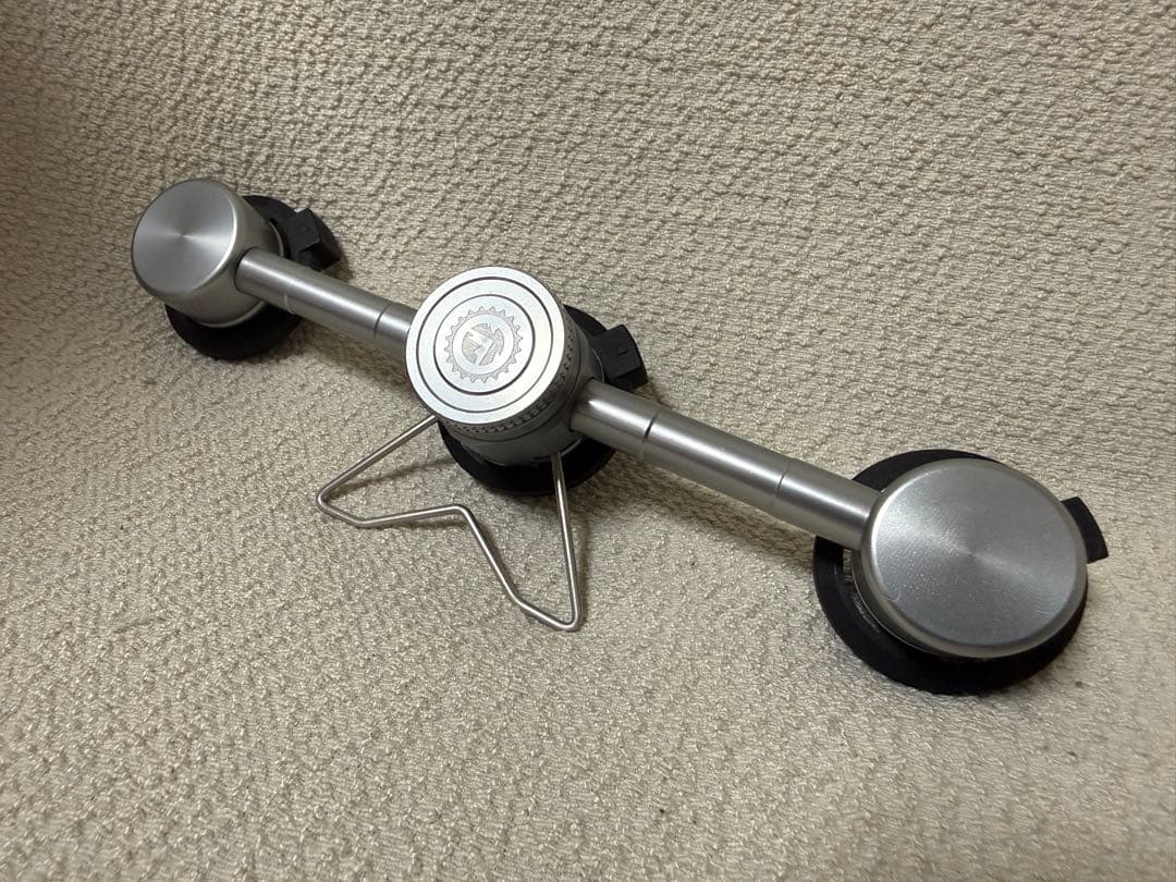 センゴクアラジン ガスストーブ レッド｜3連カスタム 燃焼時間3倍｜美品