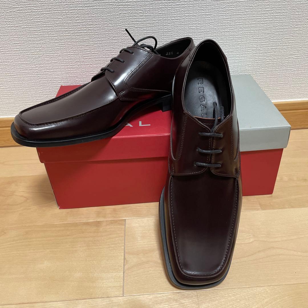 【新品】リーガル REGAL Y129 Uチップ 25.5 濃茶