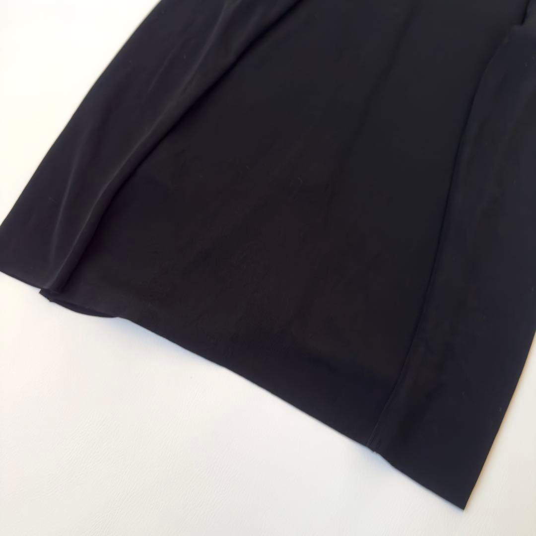 24年　美品　エディットフォールル abc ロングカーディガン　ブラック　黒