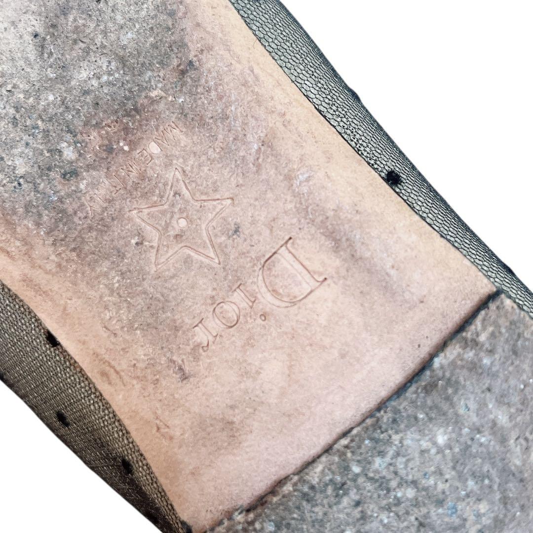 【保存袋付】Christian Dior メッシュ バレエシューズ 35 1/2