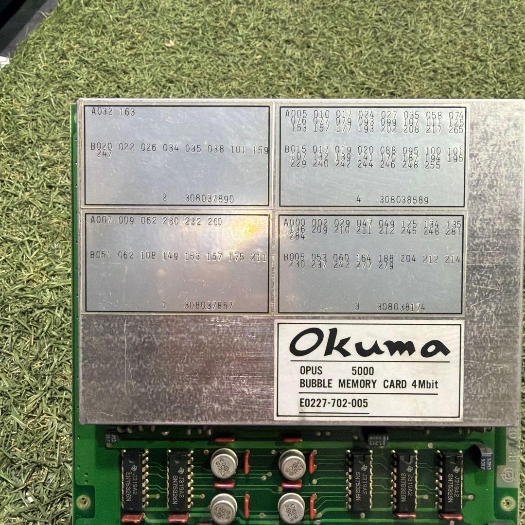 Okuma OPUS 5000 バブルメモリカードE0227-702-005
