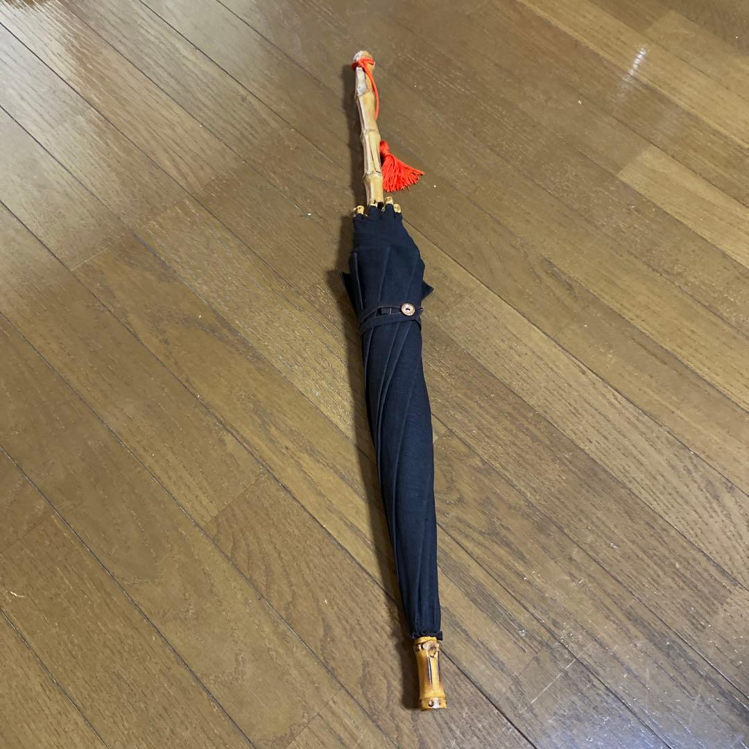 ツタエノヒガサ（長傘）麻：柿渋×泥染