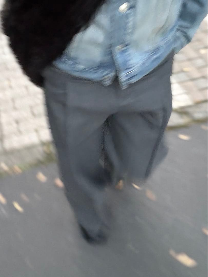 fax copy express スラックス　グレー　M