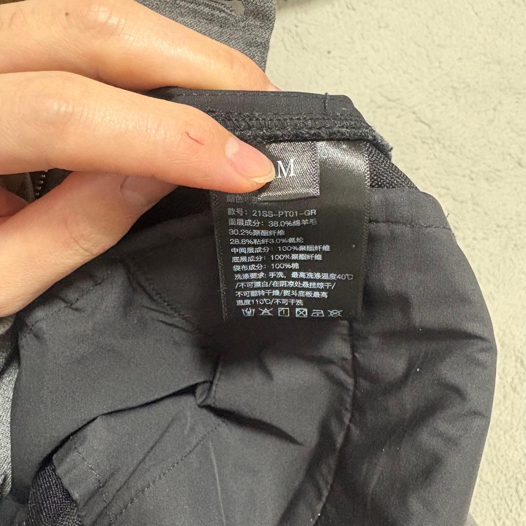 fax copy express スラックス　グレー　M