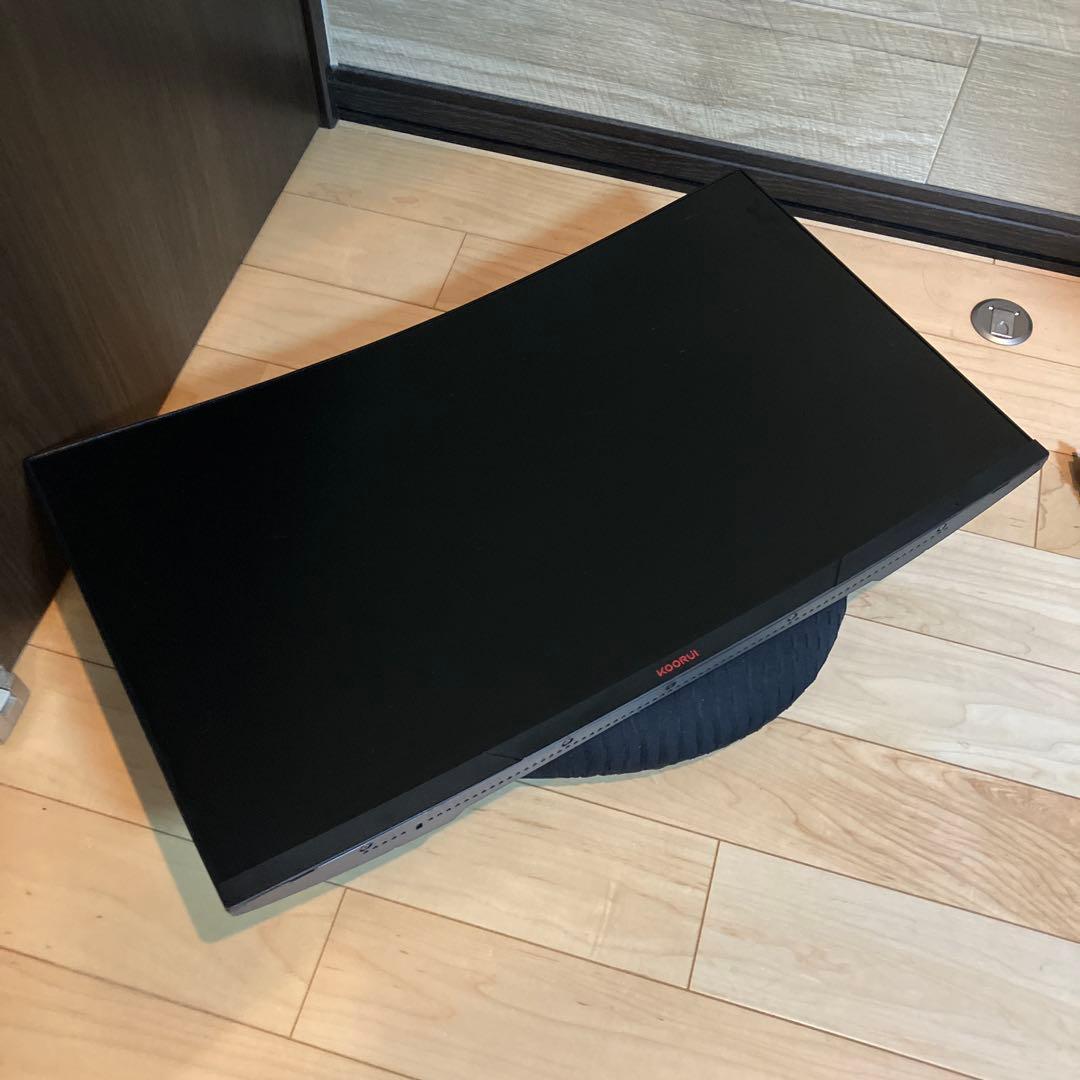 KOORUI 27E6QC 27インチ湾曲モニター HDMI DP搭載