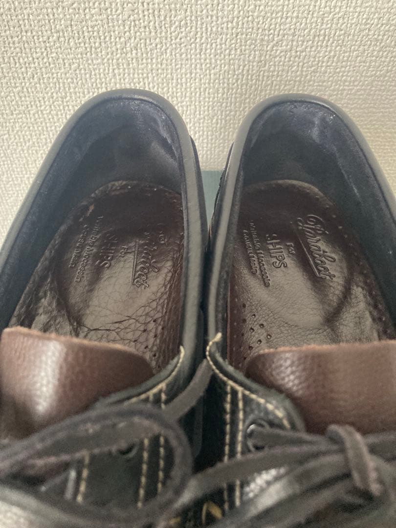 PARABOOT：BARTH SPORT デッキシューズ ブラック×ブラウン 7