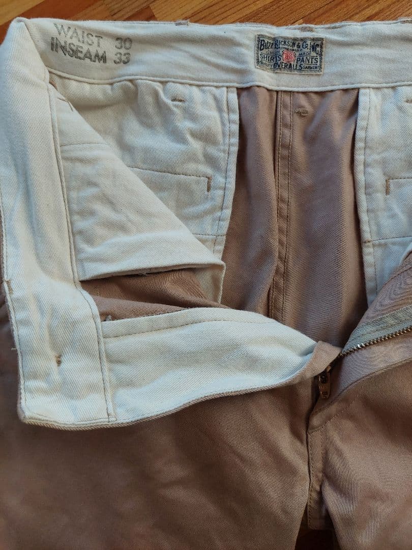 バズリクソンズ　オリジナルスペック　ミリタリーチノ