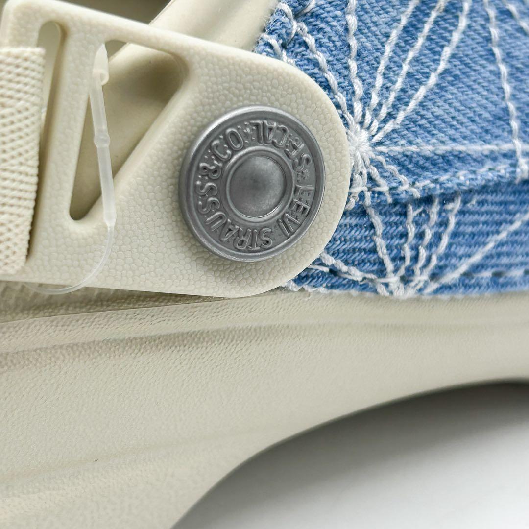 未使用✨Crocs Levi’s サンダル M9/W11 インディゴ