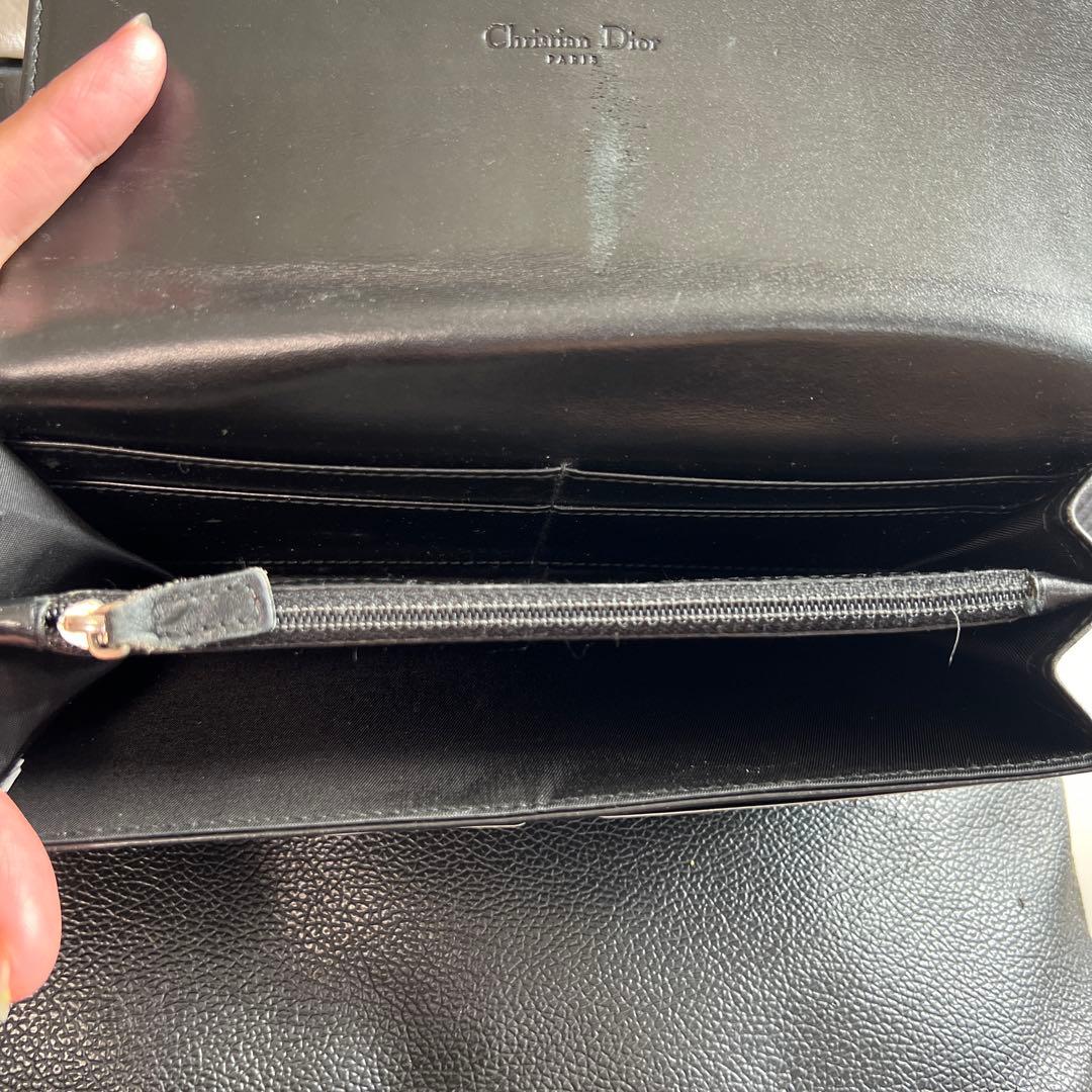【良品】Christian Dior クリスチャンディオール トロッター 長財布
