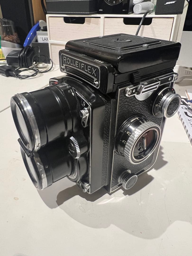 Rolleiflex ジャンク 二眼レフf＝135 部品取り。