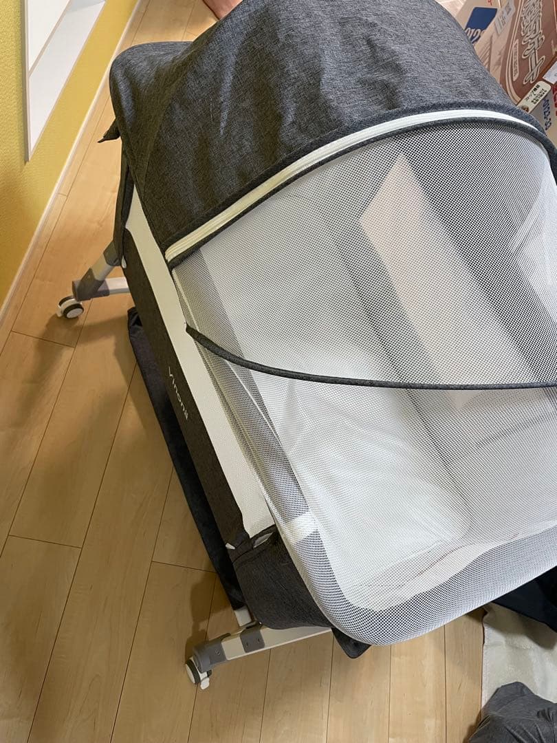 Vinona グレー ベビーベッド ◆おまけ付き◆