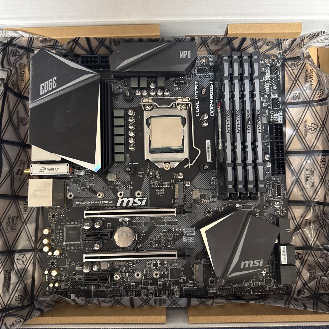 CPU MSI MPG Z390m + i9-9900KF + HyperX DDR4