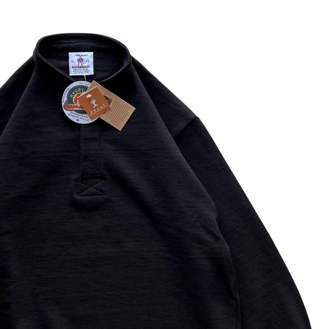 【新品未使用】BARBARIAN/12ozヘンリーネックロングスリーブシャツ