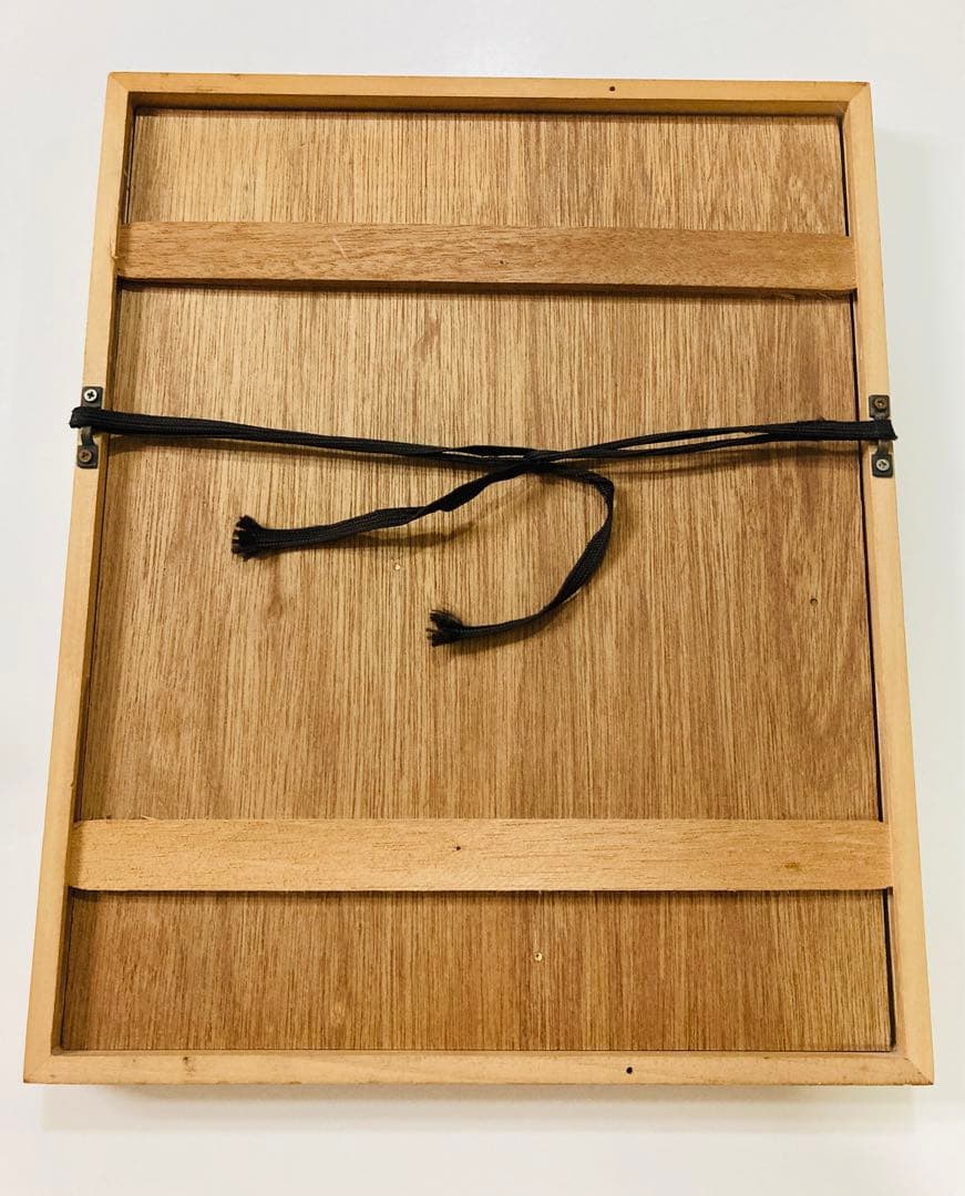 レトロリトグラフ？版画？ 『window』 版画+手彩色?　 直筆サイン　45部