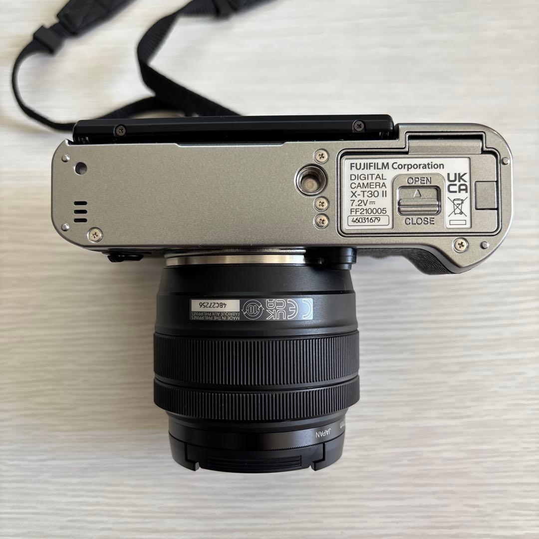 富士フィルムXT30II XC15-45mm レンズ　バッテリーチャージャー付き