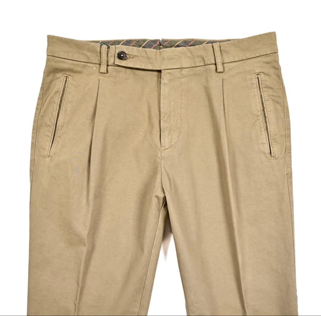 【新品】ベルウィッチ BERWICH スラックス ワンタック チノパンツ　48