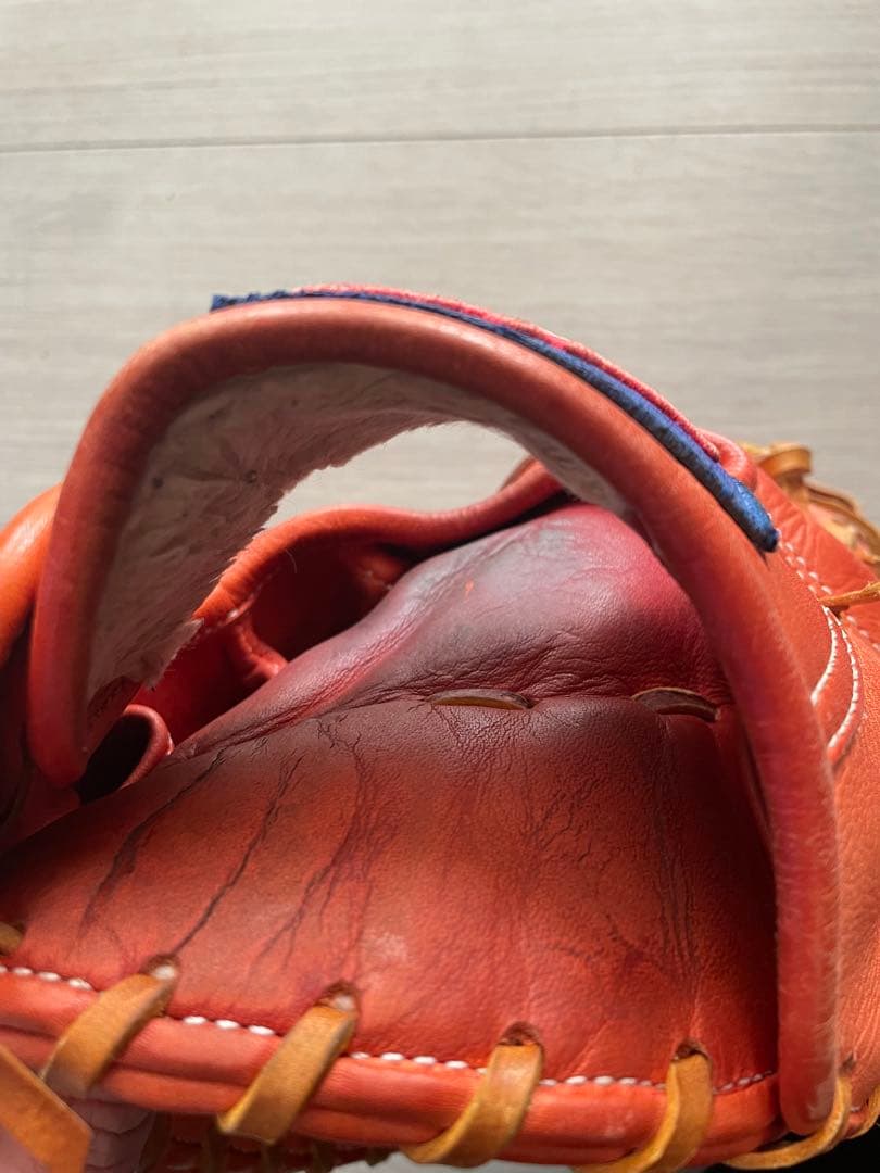 久保田スラッガー　ファーストミット　軟式用　オレンジ