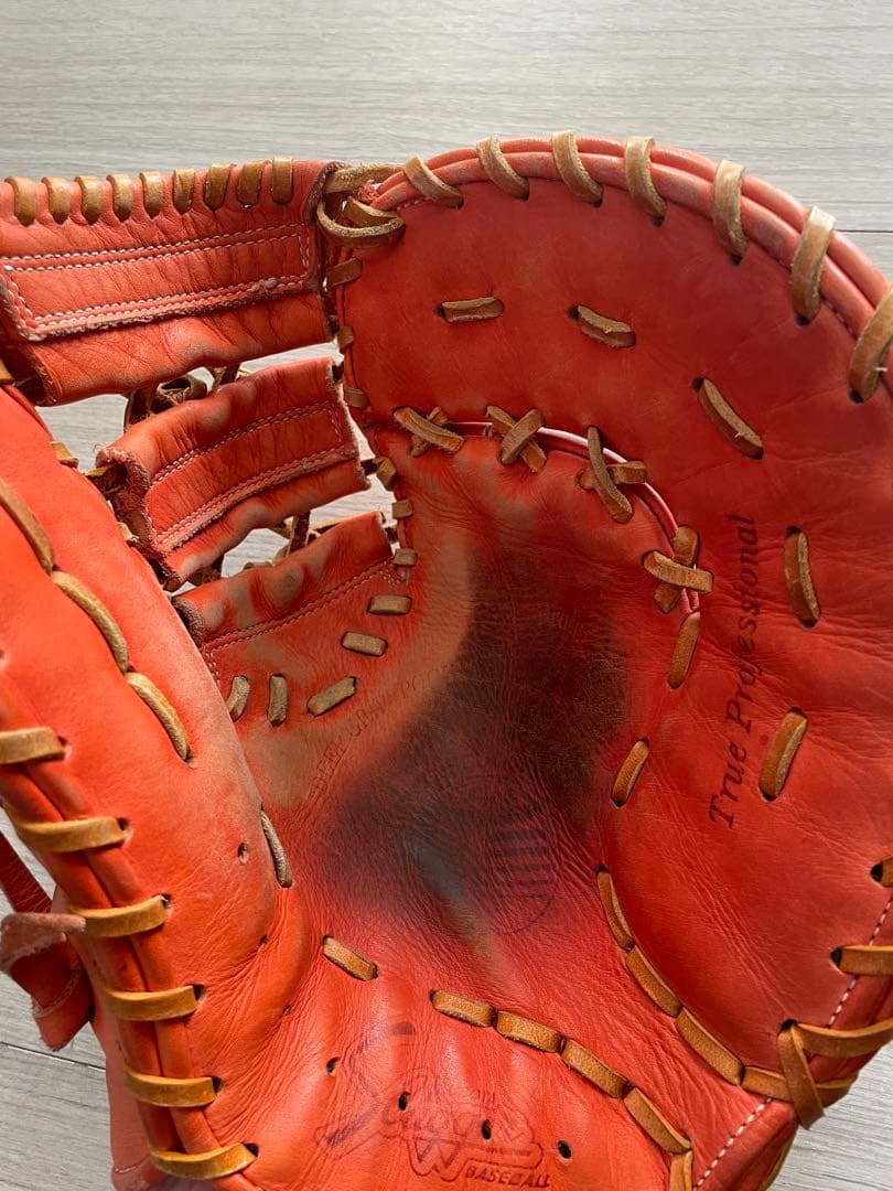 久保田スラッガー　ファーストミット　軟式用　オレンジ