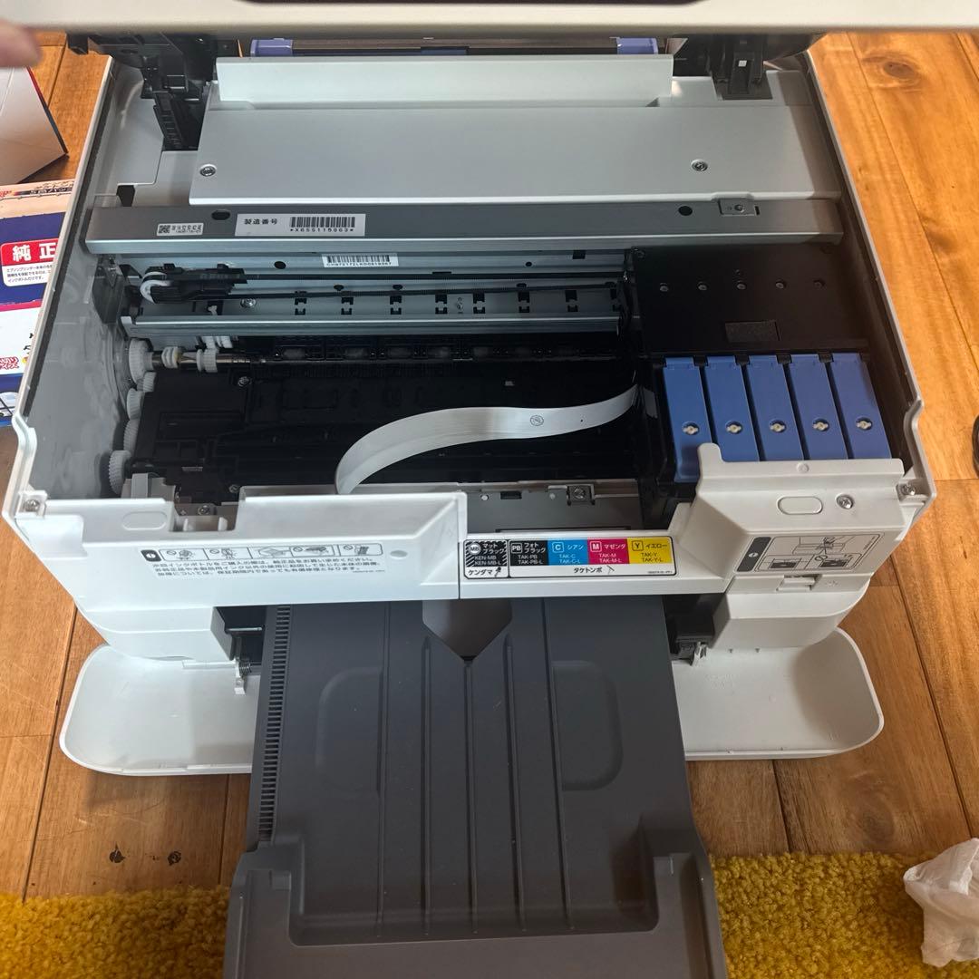 EPSON インクジェットプリンター 本体 ホワイト 純正インクのおまけつき